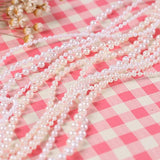 5M/lot Pearl Beads Chain Trim DIY Wedding Decoration