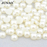 Flatback Pearl Beads 2-20mm for Nail Clothes Jewelry Decoration