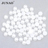 Flatback Pearl Beads 2-20mm for Nail Clothes Jewelry Decoration