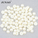 Flatback Pearl Beads 2-20mm for Nail Clothes Jewelry Decoration