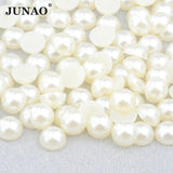 Flatback Pearl Beads 2-20mm for Nail Clothes Jewelry Decoration