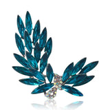 Crystal Brooches Rainbow Rhinestone Alloy Brooch Lady Party Pins