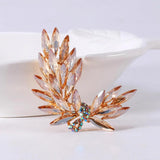Crystal Brooches Rainbow Rhinestone Alloy Brooch Lady Party Pins