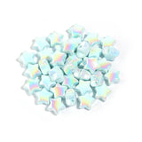 10Pcs/Lot 20mm Acrylic Beads Plated Five-pointed Star Diy Bracelet Jewelry