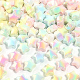 10Pcs/Lot 20mm Acrylic Beads Plated Five-pointed Star Diy Bracelet Jewelry
