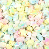 10Pcs/Lot 20mm Acrylic Beads Plated Five-pointed Star Diy Bracelet Jewelry