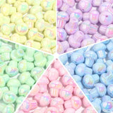 10Pcs/Lot Acrylic Beads Cartoon Mushroom Loose Beads Diy Bracelet