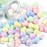 10Pcs/Lot Acrylic Beads Cartoon Mushroom Loose Beads Diy Bracelet