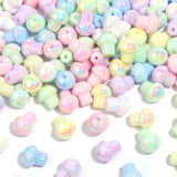 10Pcs/Lot Acrylic Beads Cartoon Mushroom Loose Beads Diy Bracelet
