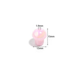 10Pcs/Lot Acrylic Beads Cartoon Mushroom Loose Beads Diy Bracelet