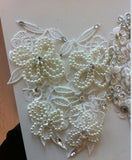 Ivory Pearl Rivets Round Sewing Beads DIY Jewelry Clothes Accessory