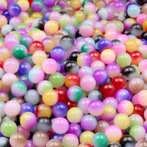 Acrylic Round Beads Clothing Accessories DIY Earrings Pendant Crafts Materials