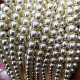 Ivory Pearls Beads pearl buttons Jewelry wedding dress Garments crafts