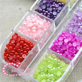 3mm 3000pcs Pearl Box ABS Loose Beads Plain