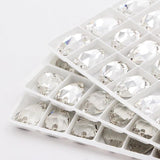 11x18mm Sew On Glass Crystal Rhinestones for DIY Wedding Dress Garment