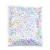 100pcs 8mm Colorful Round ABS Pearl Beads With Hole for Sewing Clothing