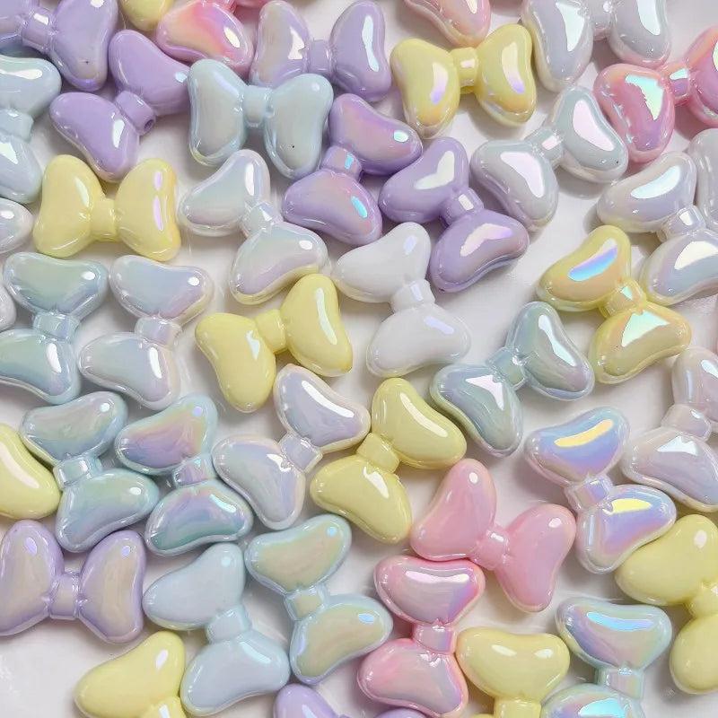 Bowknot Beads Jewelry Making DIY Supplies Bracelet Earrings Hairpin Accessories
