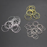 Wine Glass Ring Earring Hoop Round Circle Alloy Jewelry DIY Charms 50Pcs