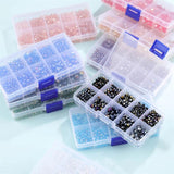 Czech Round Glass Bead Kit for Jewelry Making DIY Bracelet Necklace Rings