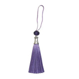 10Pcs Boho Acrylic Beads Red Purple Tassel Charms DIY Jewelry Making
