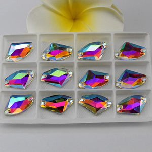 Galactic Sew-on Stone Crystal Rhinestone Flatback for Wedding Dress