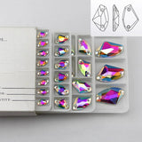 Galactic Sew-on Stone Crystal Rhinestone Flatback for Wedding Dress