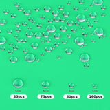 350pcs Clear Water Droplets Dew Drop Beads for DIY Crafts