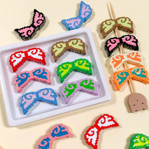 Cartoon Wings Bead Earring Accessories Set of 10