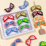 Cartoon Wings Bead Earring Accessories Set of 10