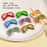 Cartoon Wings Bead Earring Accessories Set of 10