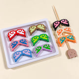 Cartoon Wings Bead Earring Accessories Set of 10