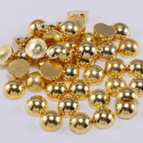 2mm-14mm Semicircle Flat Bottom AB ABS Pearl Acrylic Resin Half Face Pearl DIY