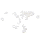26pcs A-Z Shell Alphabet Beads 10mm Spacer Charm Necklace