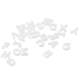 26pcs A-Z Shell Alphabet Beads 10mm Spacer Charm Necklace