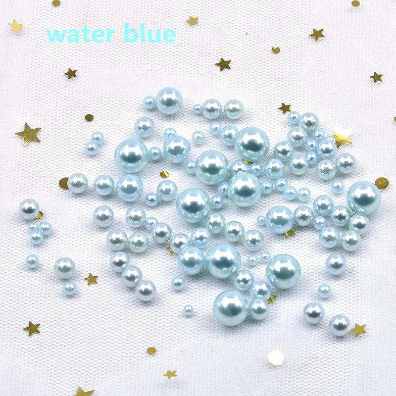 Colorful Pearls Round ABS Pearl Bead DIY Necklace Bracelet Jewelry