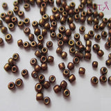 Coffee DIY Set 2mm Seed Beads + 6mm Cup Sequins Jewelry Making