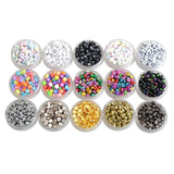 Mixed Letter Acrylic Beads Flat Round Alphabet Digital Cube Loose Spacer Beads