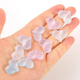 20pcs Acrylic Rainbow Heart Beads Mermaid Pearl Light Beads