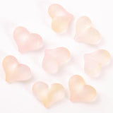20pcs Acrylic Rainbow Heart Beads Mermaid Pearl Light Beads
