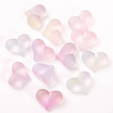 20pcs Acrylic Rainbow Heart Beads Mermaid Pearl Light Beads