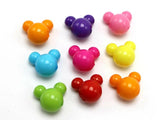 DIY Mixed Bubblegum Flower Mouse Charm Beads Jewelry