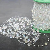 DIY Pearls Fishing Line Beads Wedding Party Decoration Sewing