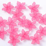 50g 24mm Bauhinia Flower Acrylic ABS Pearl DIY Sewing Clothing Accessories