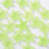 50g 24mm Bauhinia Flower Acrylic ABS Pearl DIY Sewing Clothing Accessories