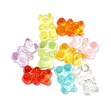 50Pcs Mini Acrylic Bear Resin Beads DIY Craft Jewelry Supplies