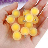 20pcs Frosted Acrylic Bottles Beads 16mm DIY Charm Pendant Jewelry Making