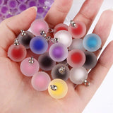 20pcs Frosted Acrylic Bottles Beads 16mm DIY Charm Pendant Jewelry Making