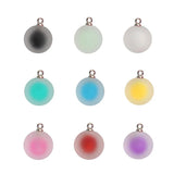 20pcs Frosted Acrylic Bottles Beads 16mm DIY Charm Pendant Jewelry Making