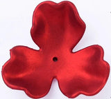 10 PCS Red Pink Acrylic Shell Flowers Bead Cap Tray Jewelry Making