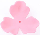10 PCS Red Pink Acrylic Shell Flowers Bead Cap Tray Jewelry Making